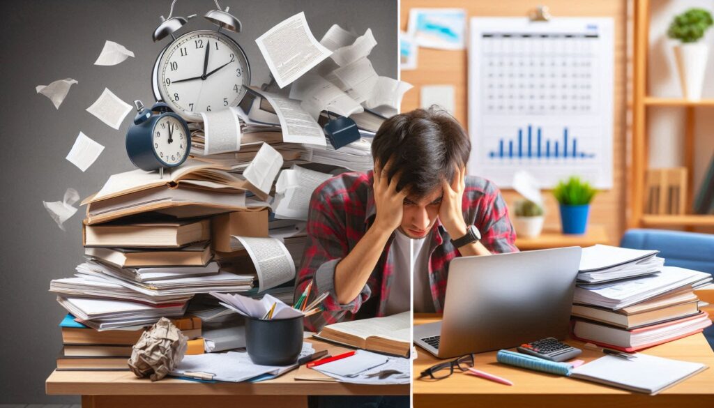 Before and after: the impact of effective time management for university students on stress and organization